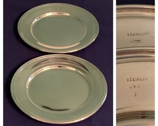 Small Sterling Plates