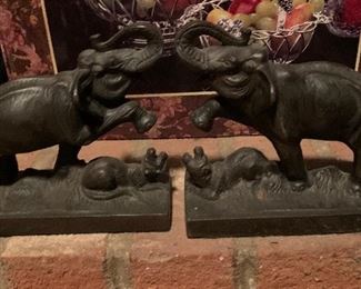 Elephant Bookends