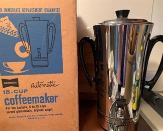 Vintage Kenmore Percolator with Box