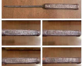 Deep Well Water Ice, Zebulon N.C. Advertising Ice Pick