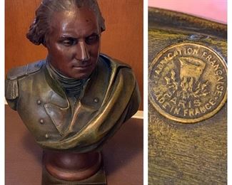 Old George Washington Patinated Statue