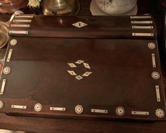 Old Inlaid Lap Desk
