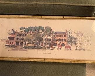 Framed Charleston Print