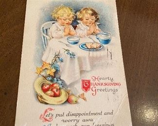 Old Thanksgiving Card