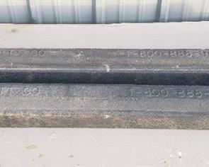 Pair of De Witt Co. Recycled Rubber Bumper Guard ~ can be connected into one piece or used separately ~ 47 x 4 x 4 in. tall