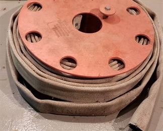 Collapsible 2 in. Fire Hose on Spool ~ unknown length