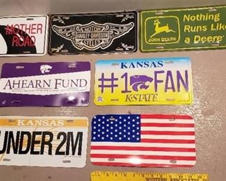 Metal / Plastic Logo License Plates