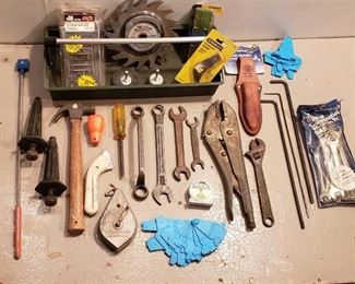 Misc. Tool w/Plastic Tool Caddy