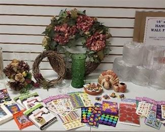 Floral Shop Close Out Items ~ Crafting Decorating Items and Stickers