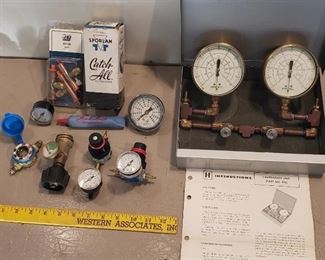 Calibration Gauge Set, Pressure & Temperature Gauges and other Gauges