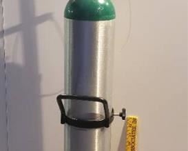 Oxygen Cylinder w/Pull along Cart (full)