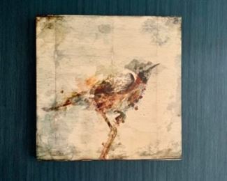 Watercolor Bird II by Zoey Riley
