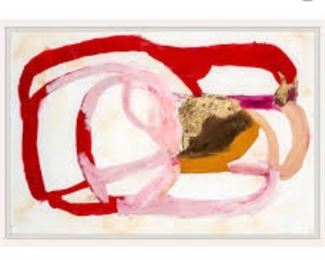 Zoe Bios: “Pippa”
Gold Leaf, Acrylic Paint, & Gloss Gel 
43”x 62”