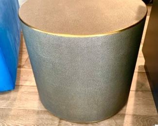 Restoration Hardware Shagreen Side Table
