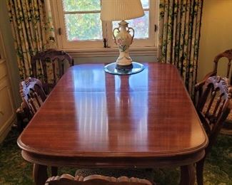Cute table and 6 chairs..circa 1920s