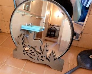 Vintage art deco mirror