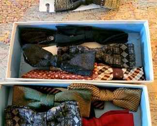 Assortment of vintage bow ties