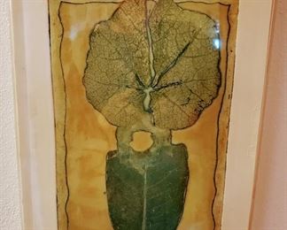 "Leaf Warfare" by artist Justine C. Wantz                 
    Numbered 1 of 5
