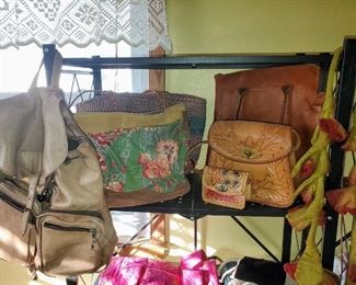 Mexican Stamped Leather purses