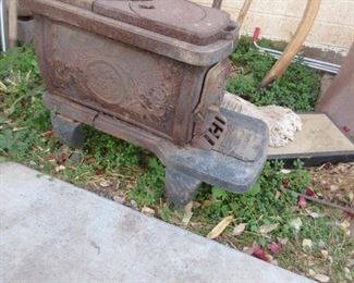 Antique rusty stove