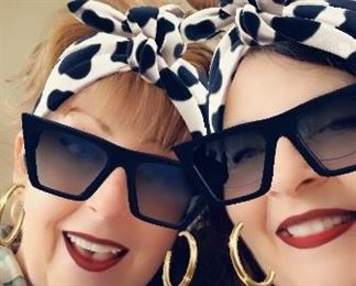 Having a little fun during set up.