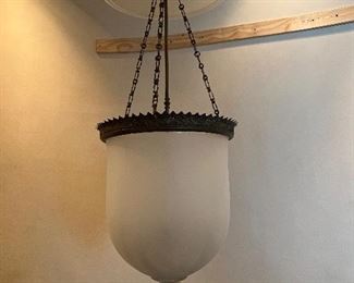 Last hanging lighting fixture available 