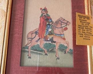 Chinese Paintings on Silk