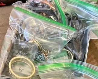 Bags of Costume Jewelry 