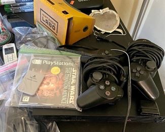 Sony Playstation 2 with one Game and Remotes, Brighton Picture Frame, Guess Sunglasses