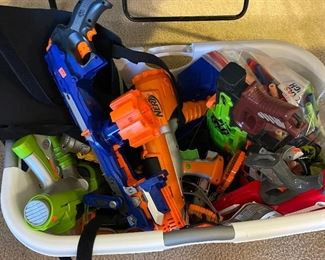 Variety of Nerf Guns
