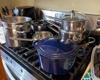 Wolfgang Puck Stainless Pots and Pans