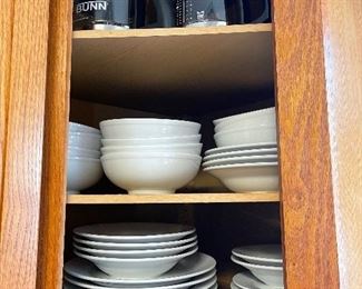White Dishes by The Cellar