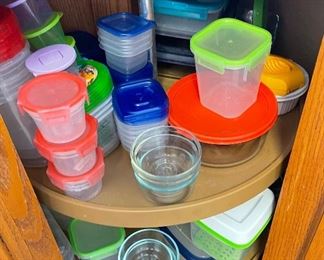 Variety of plastic Storage Containers, OXO