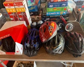 Variety of Bike Helmets