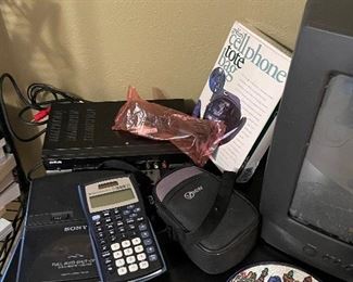 Cassette Player, Scientific Calculator 