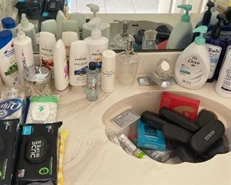 More Bathroom Items, Shampoo, Conditioner, More Lotions, Eye Glasses and More