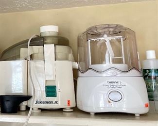 Juiceman Jr, Cuisinart Yogurt Ice Cream Maker