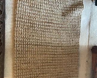 Wool/jute/cotton rug 2'x3'