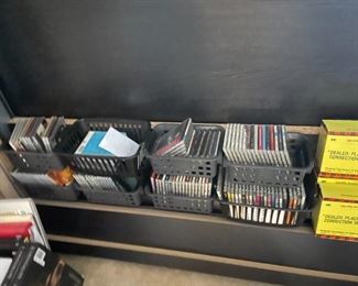 DVDs and office supplies