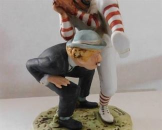 Normal Rockwell Baseball Figurine