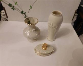 Lenox Items w/24ct Gold Trim