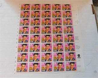 Stamp Sheet - Elvis