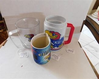 KU Jayhawk Items (3 ea)