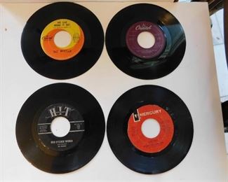 Four 45RPM Records