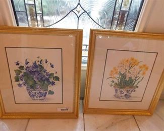 Barbara Mock Framed Prints (2 ea)