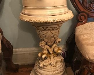 Pedestal with sculpture 