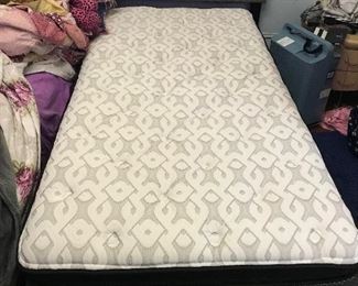   Brand new adjustable twin bed base platform with Sealy mattress 
