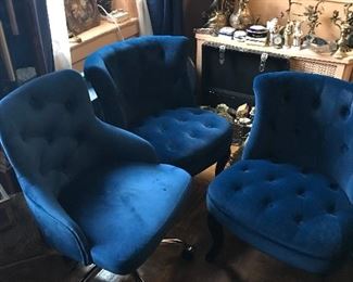 Matching assorted chairs 