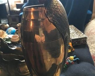 Parrot vase