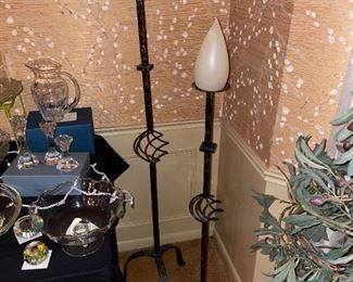 Wrought Iron Candle Holders!